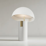 Minimalist Avo LED Table Lamp with Adjustable Tilted Cap and Rotating Cylinder