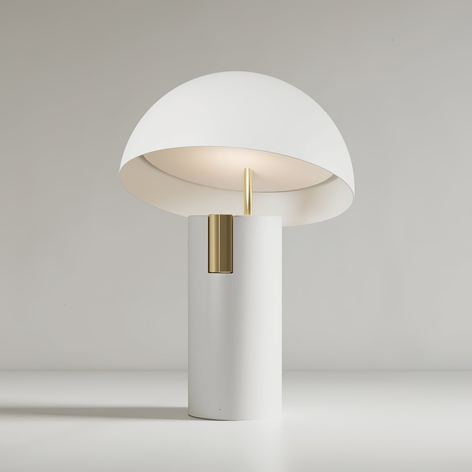 Minimalist Avo LED Table Lamp with Adjustable Tilted Cap and Rotating Cylinder
