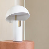 Minimalist Avo LED Table Lamp with Adjustable Tilted Cap and Rotating Cylinder