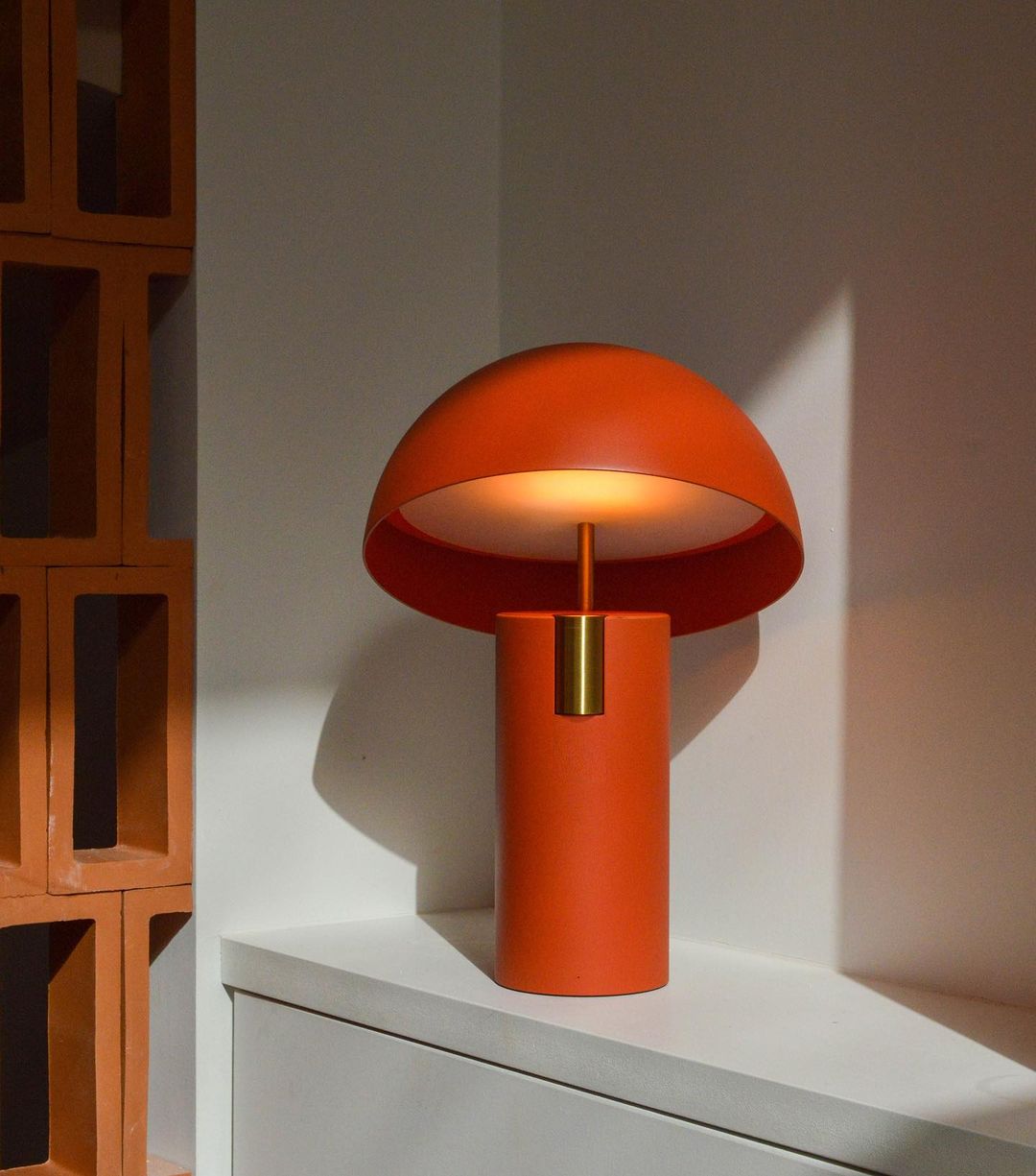 Minimalist Avo LED Table Lamp with Adjustable Tilted Cap and Rotating Cylinder
