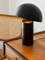 Minimalist Avo LED Table Lamp with Adjustable Tilted Cap and Rotating Cylinder