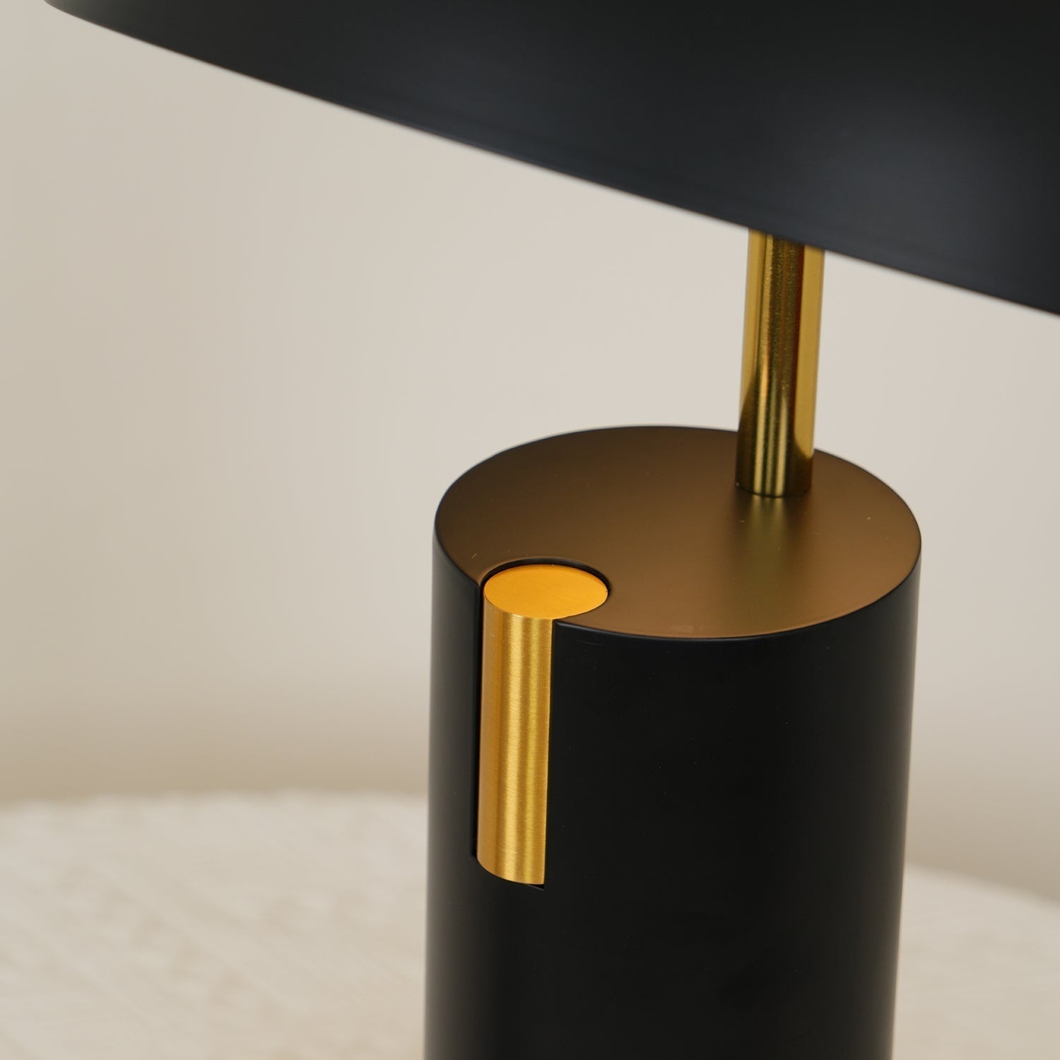 Minimalist Avo LED Table Lamp with Adjustable Tilted Cap and Rotating Cylinder