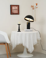 Minimalist Avo LED Table Lamp with Adjustable Tilted Cap and Rotating Cylinder
