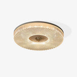 Ayla Round LED Flush Mount Ceiling Light Modern Low Profile Metal and Acrylic Fixture for Bedroom Hallway