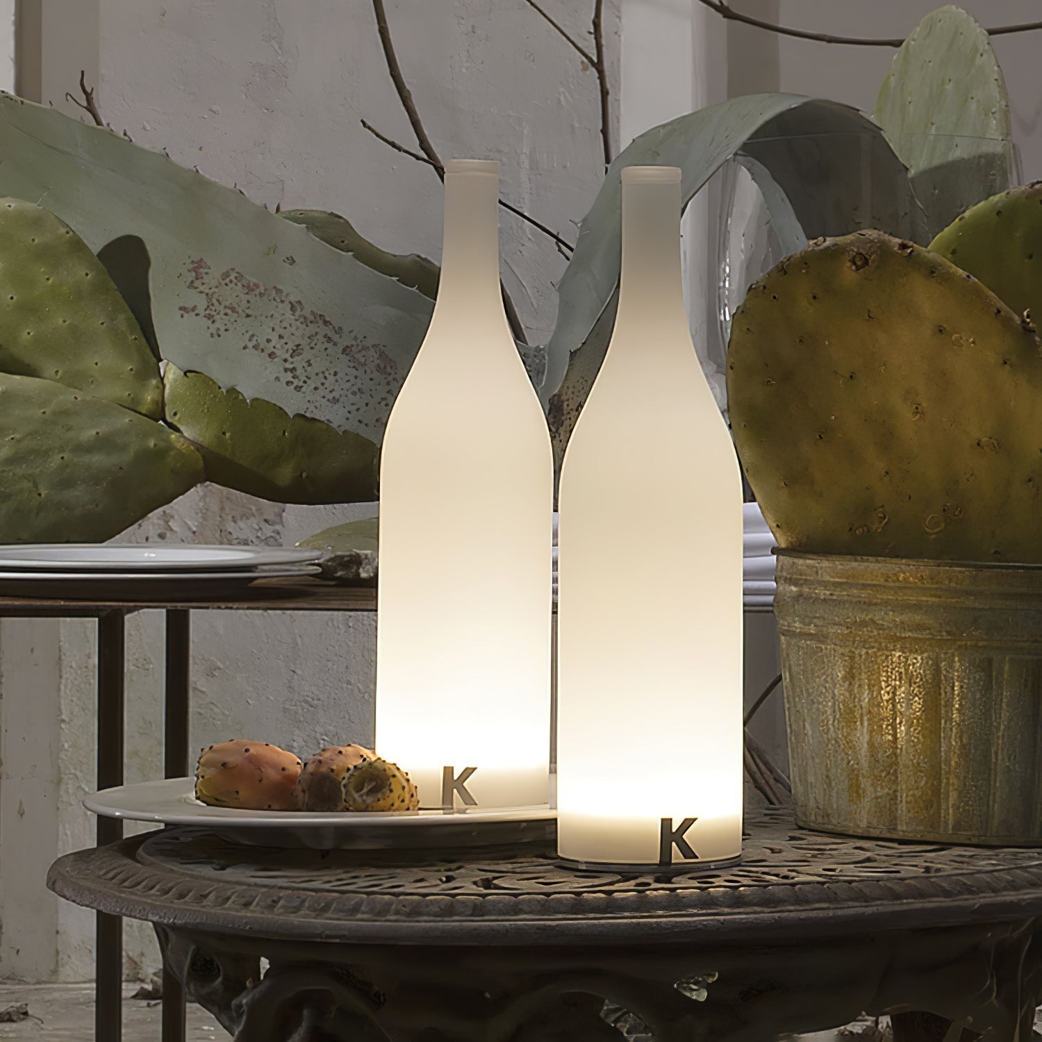 Bacco Portable Rechargeable LED Table Lamp Cordless Minimalist Battery Operated Accent Light