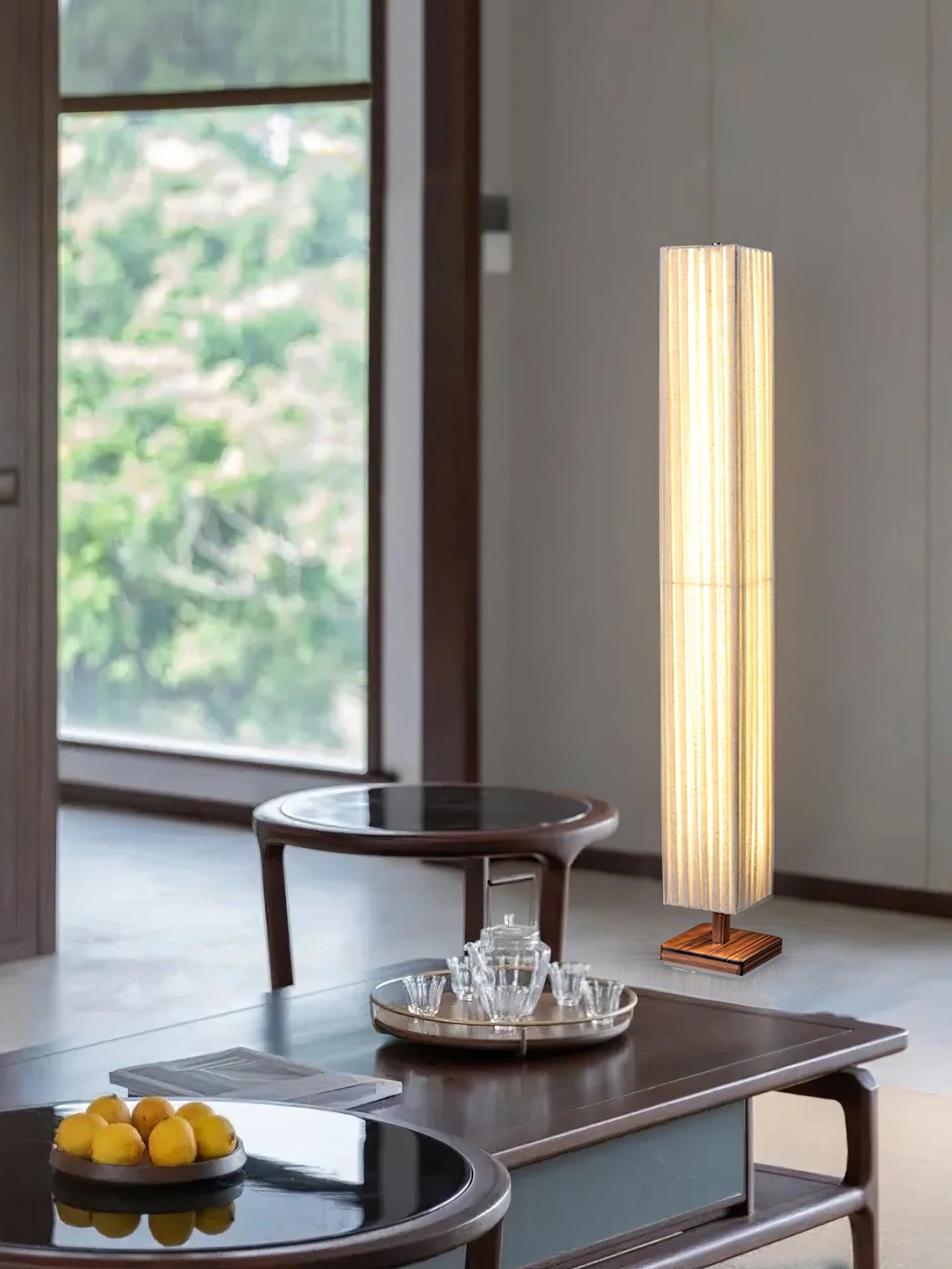 elegant-minimalist-fabric-cylinder-standing-lamp-with-natural-wood-base