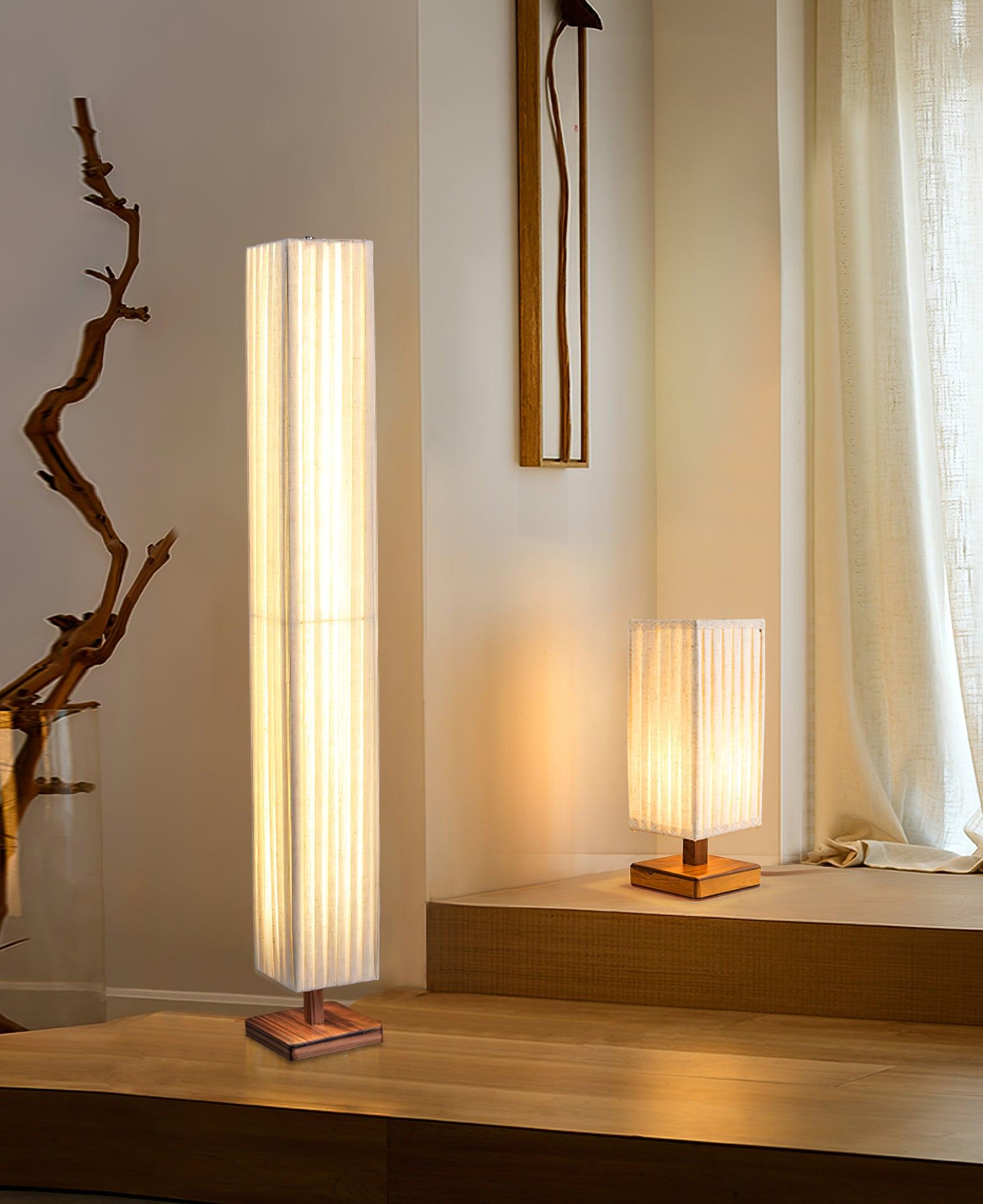 elegant-minimalist-fabric-cylinder-standing-lamp-with-natural-wood-base