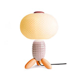Modern Glass Balloon Table Lamp Sculptural Integrated LED Bedside Lighting for Contemporary Home Decor