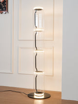 Modern Hand Blown Glass Modular Floor Lamp for Living Room with Integrated LED Lighting