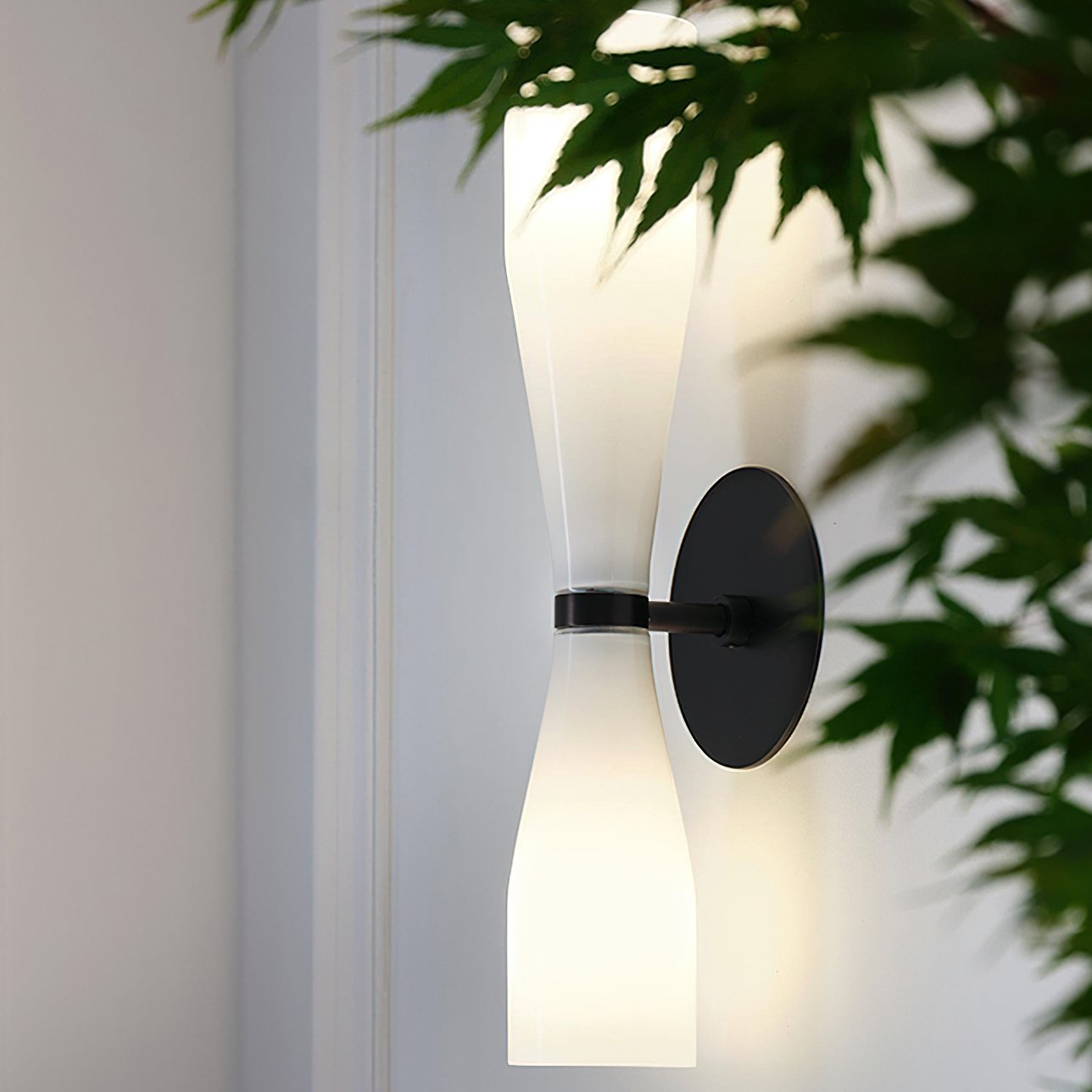 elegant-barton-double-cone-brass-wall-sconce-with-frosted-glass-for-bedrooms-and-living-rooms