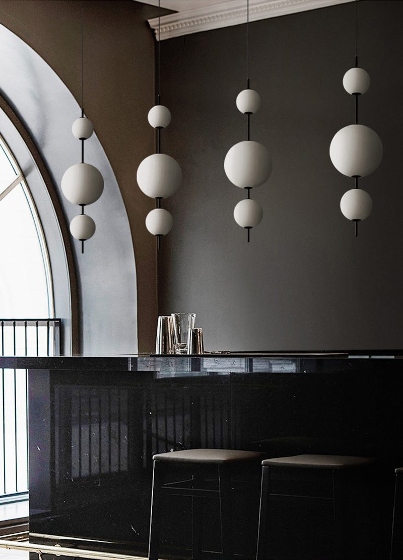 modern-glass-beads-pendant-light-with-opal-globe-shade-and-black-finish-led-chandelier