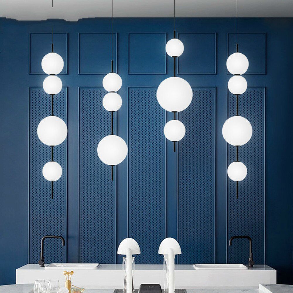 modern-glass-beads-pendant-light-with-opal-globe-shade-and-black-finish-led-chandelier