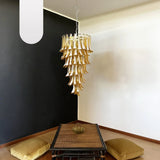 murano-style-amber-glass-petal-spiral-chandelier-handcrafted-elegant-pendant-light