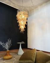 murano-glass-petal-spiral-chandelier-luxury-transparent-glass-pendant-light