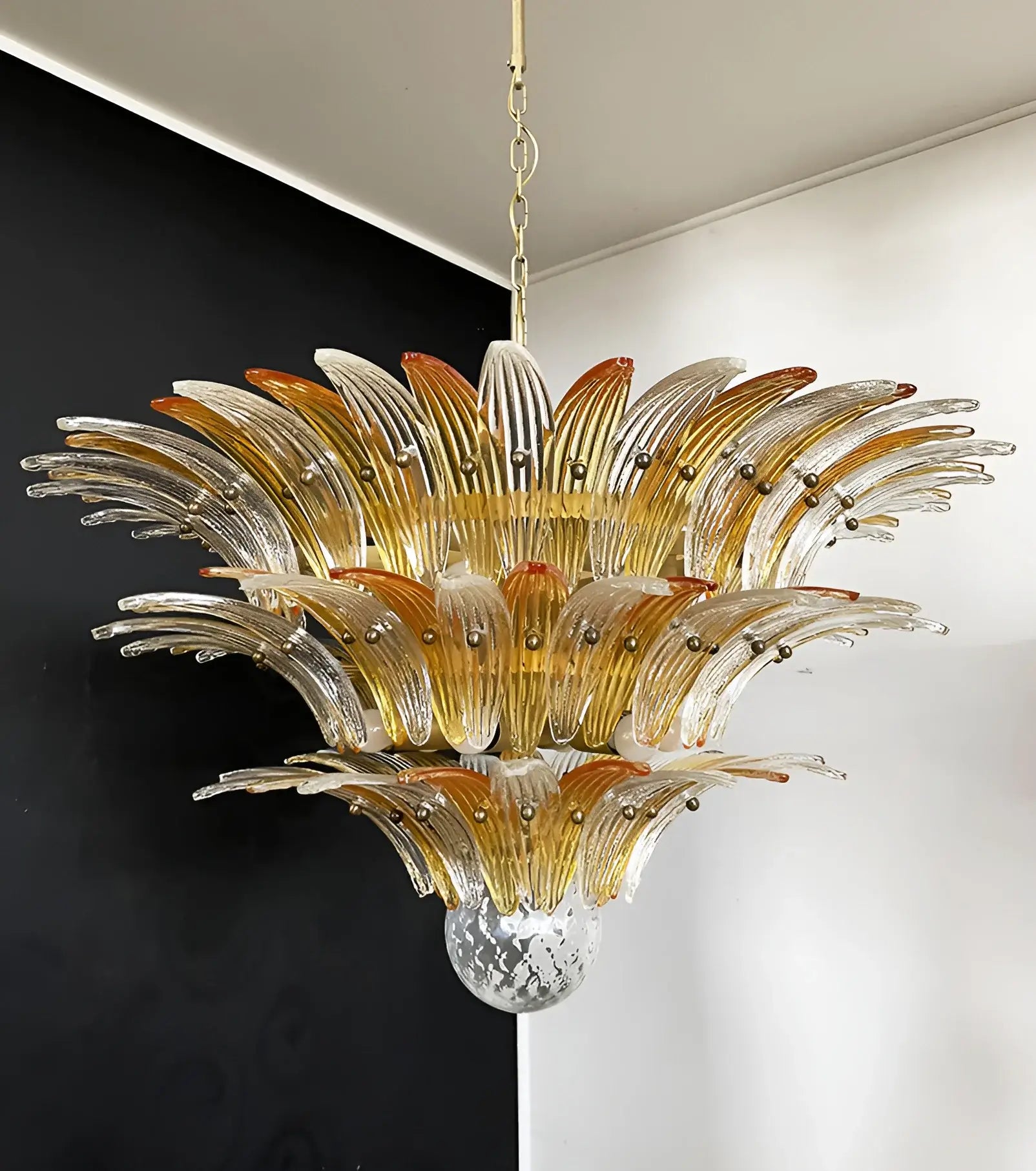 modern-murano-palmette-amber-transparent-glass-hanging-chandelier-light