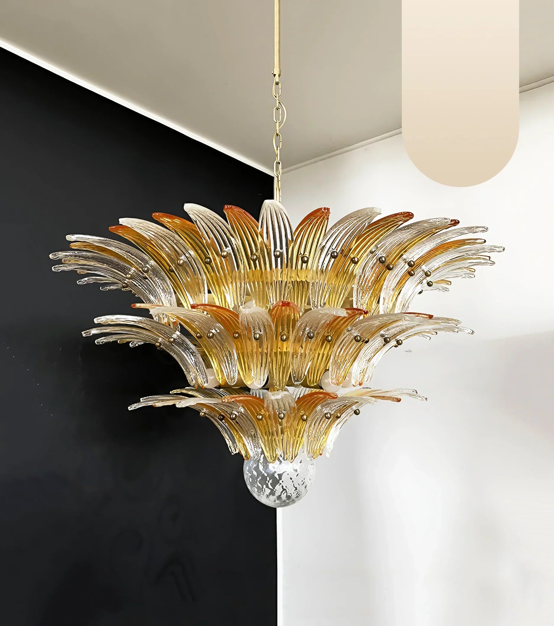 modern-murano-palmette-amber-transparent-glass-hanging-chandelier-light