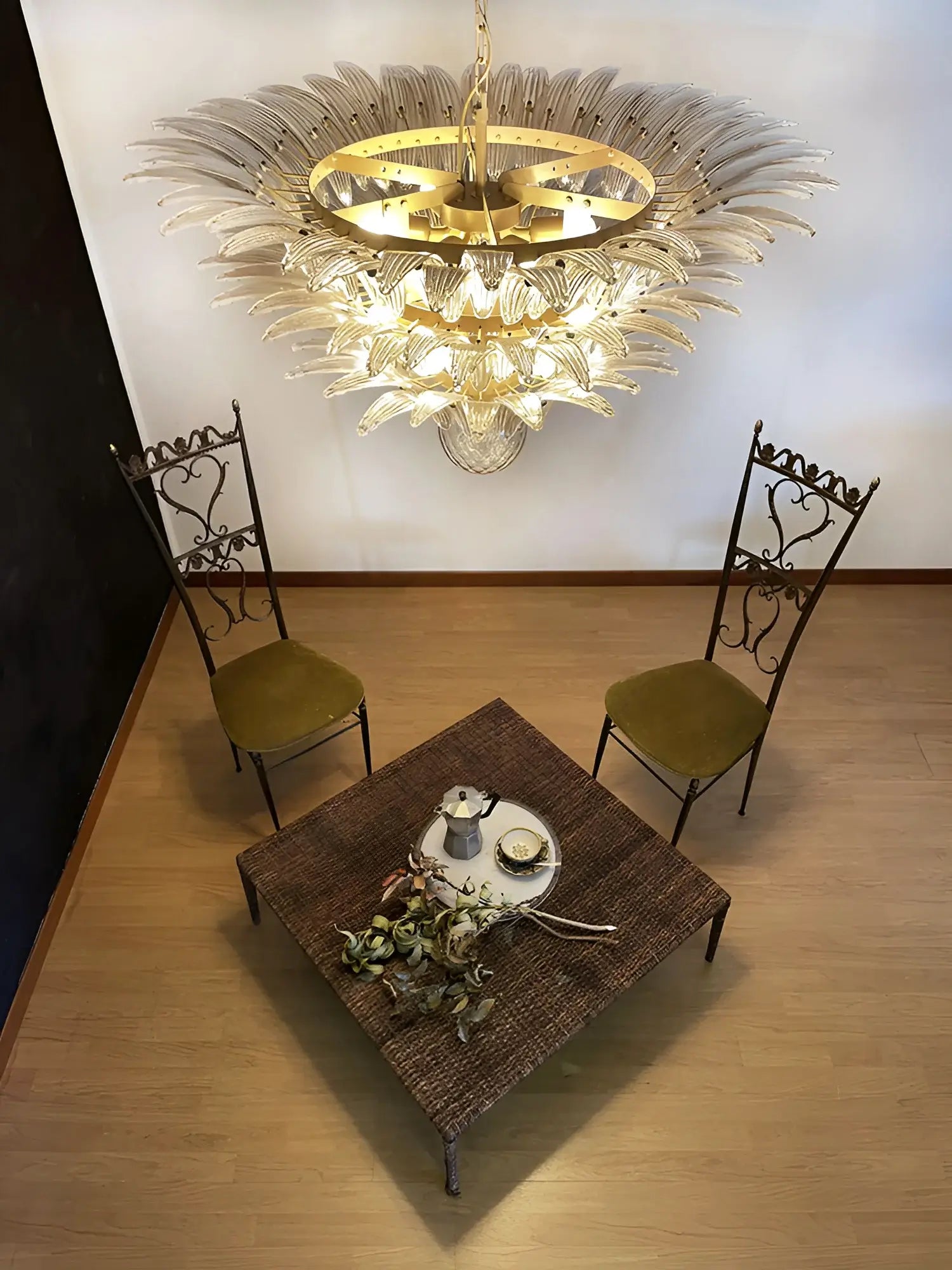 elegant-murano-style-smoked-glass-palmette-chandelier-for-modern-luxury-interiors
