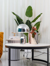 Modern Bell Domed Shade Desk Lamp Minimalist Metal Table Light for Office and Bedside