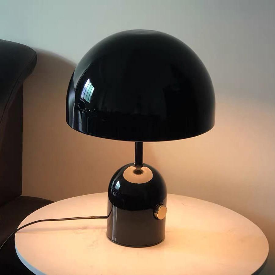 Modern Bell Domed Shade Desk Lamp Minimalist Metal Table Light for Office and Bedside