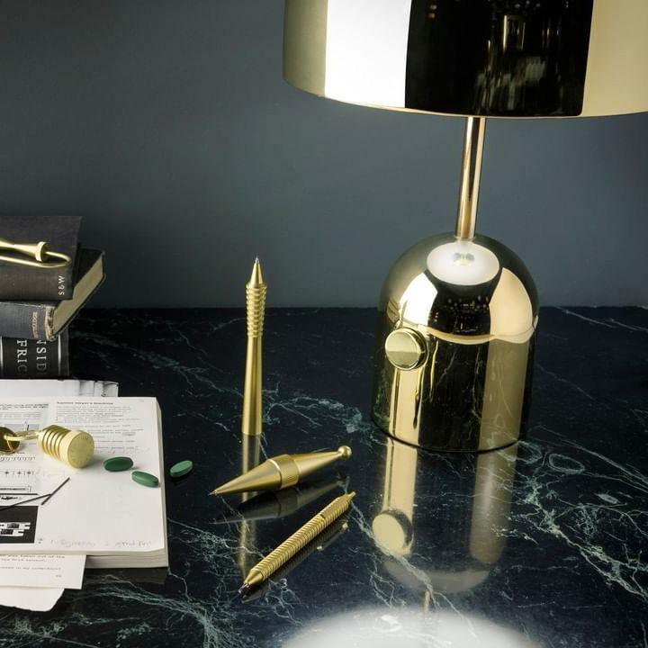 Modern Bell Domed Shade Desk Lamp Minimalist Metal Table Light for Office and Bedside