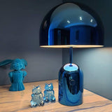 Modern Bell Domed Shade Desk Lamp Minimalist Metal Table Light for Office and Bedside