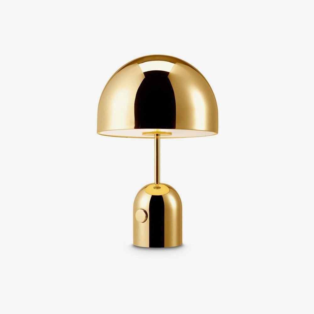 Modern Bell Domed Shade Desk Lamp Minimalist Metal Table Light for Office and Bedside