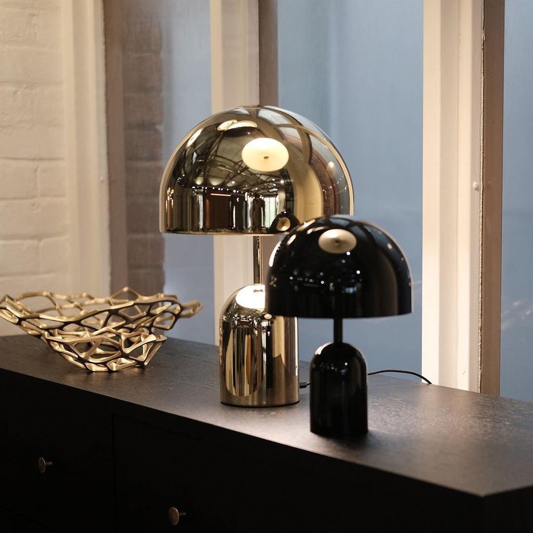 Modern Bell Domed Shade Desk Lamp Minimalist Metal Table Light for Office and Bedside