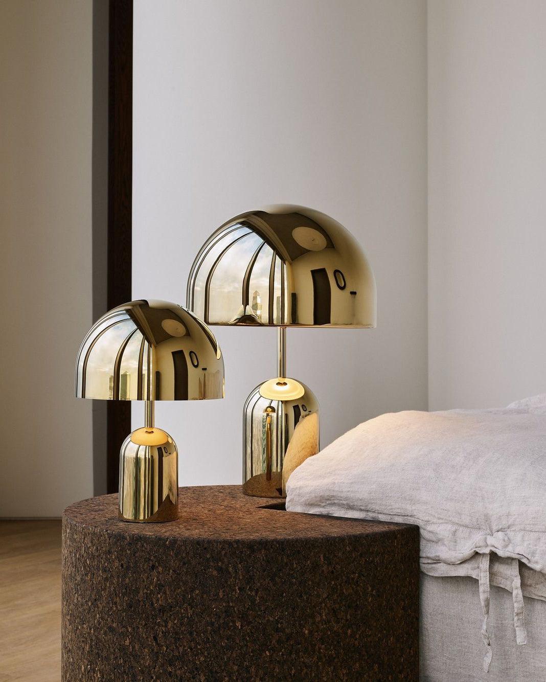Modern Bell Domed Shade Desk Lamp Minimalist Metal Table Light for Office and Bedside