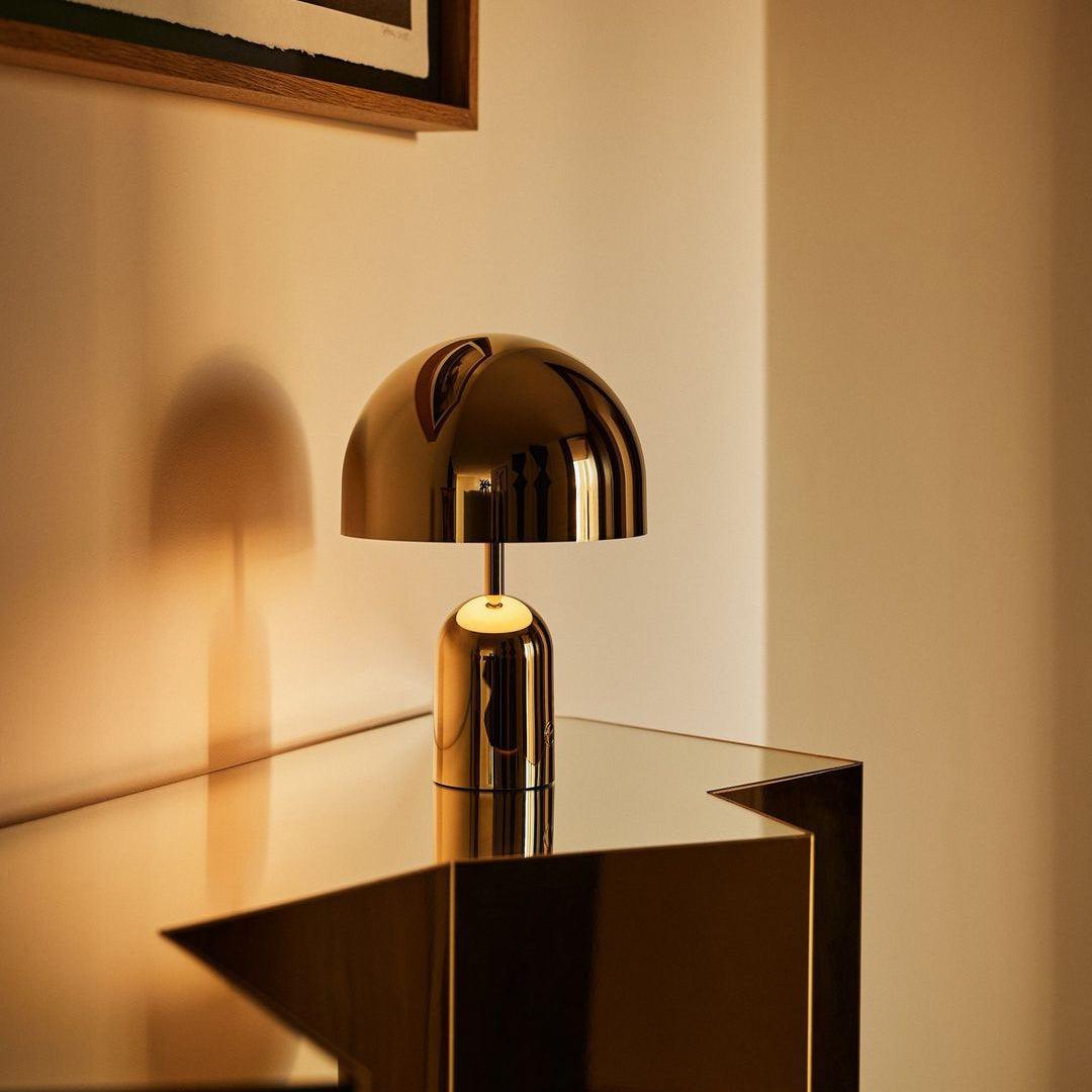 Modern Bell Domed Shade Desk Lamp Minimalist Metal Table Light for Office and Bedside