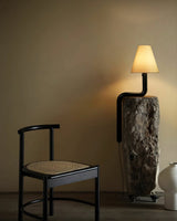 Modern Organic Bend Wood Table Lamp Minimalist Mid Century Bedside Desk Light