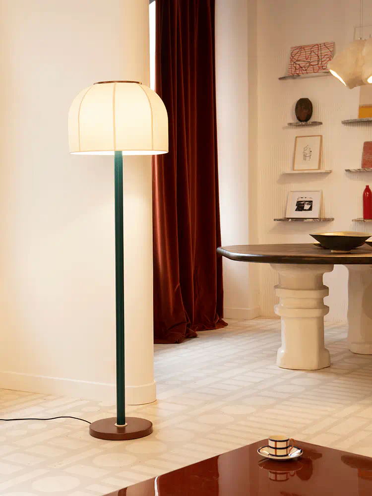 modern-big-bell-floor-lamp-with-large-fabric-shade-and-colorful-metal-base