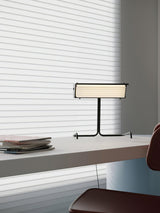 Modern Biny LED Desk Lamp Futuristic Geometric Table Light for Workspace and Bedroom