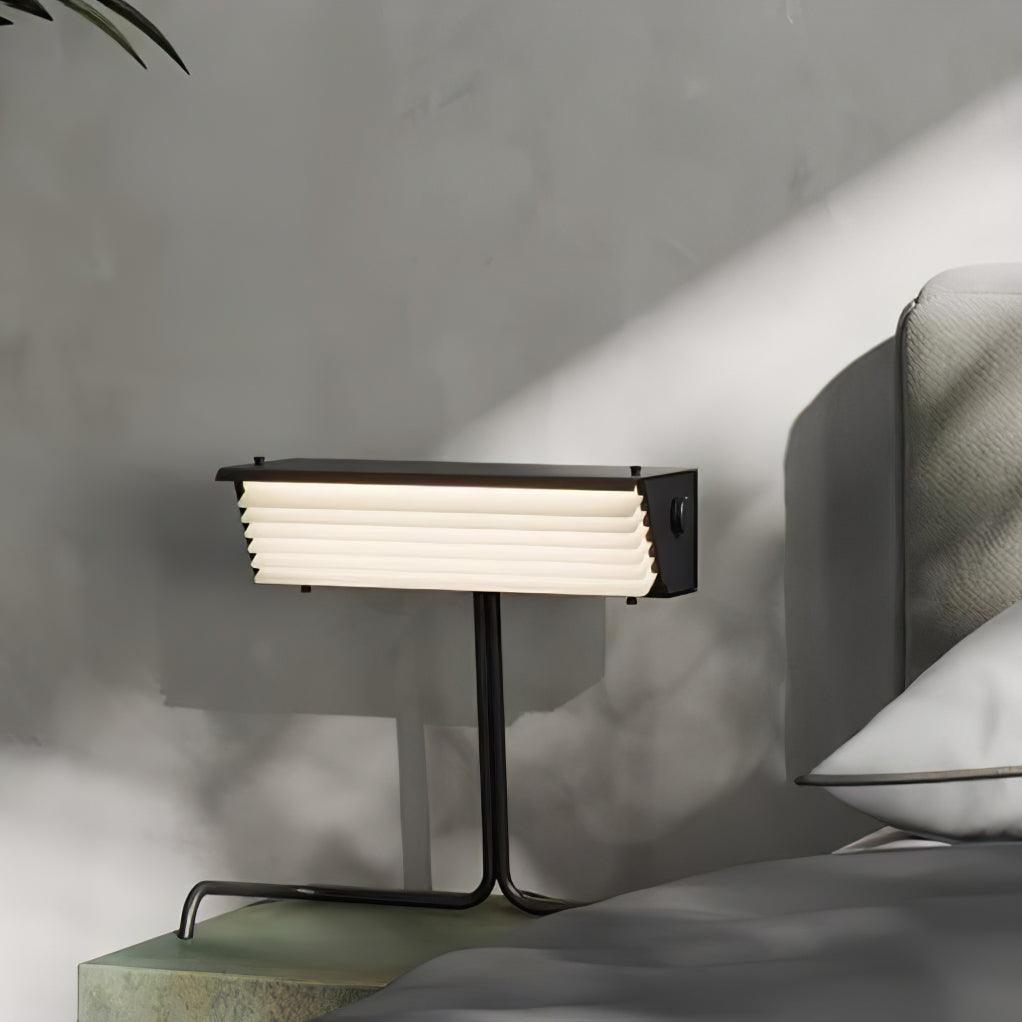 Modern Biny LED Desk Lamp Futuristic Geometric Table Light for Workspace and Bedroom