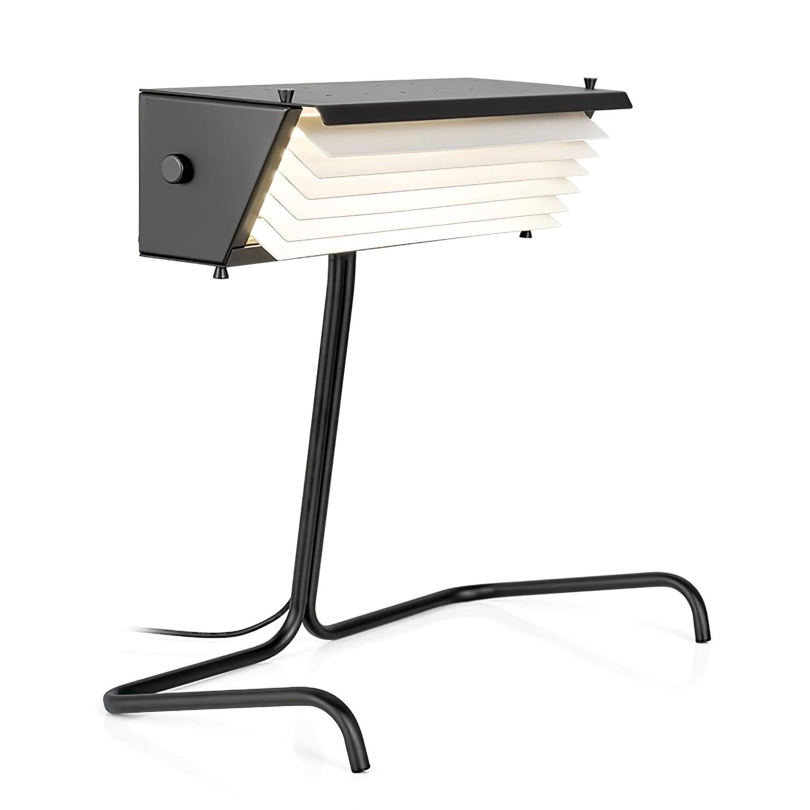 Modern Biny LED Desk Lamp Futuristic Geometric Table Light for Workspace and Bedroom