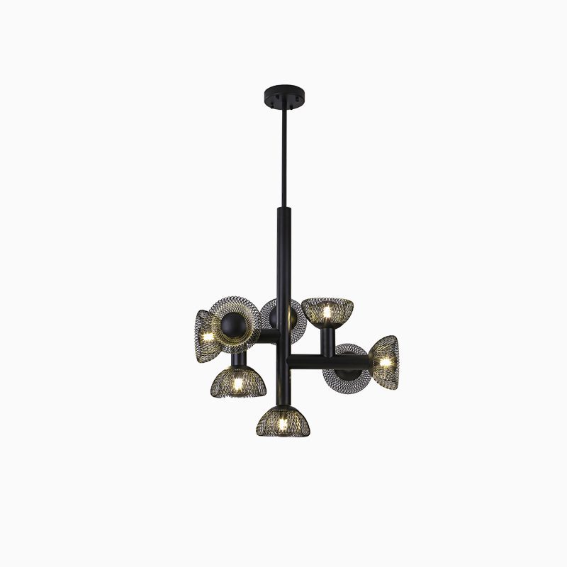 modern-industrial-bird-nest-iron-grid-mesh-chandelier-contemporary-metal-pendant-light-fixture