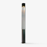Modern Geometric Outdoor LED Post Light Minimalist Landscape Garden Column Street Lamp IP65
