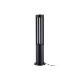 Modern Black Cylindrical LED Garden Post Light Waterproof Path Outdoor Bollard Lamp