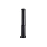 Modern Black Cylindrical LED Garden Post Light Waterproof Path Outdoor Bollard Lamp