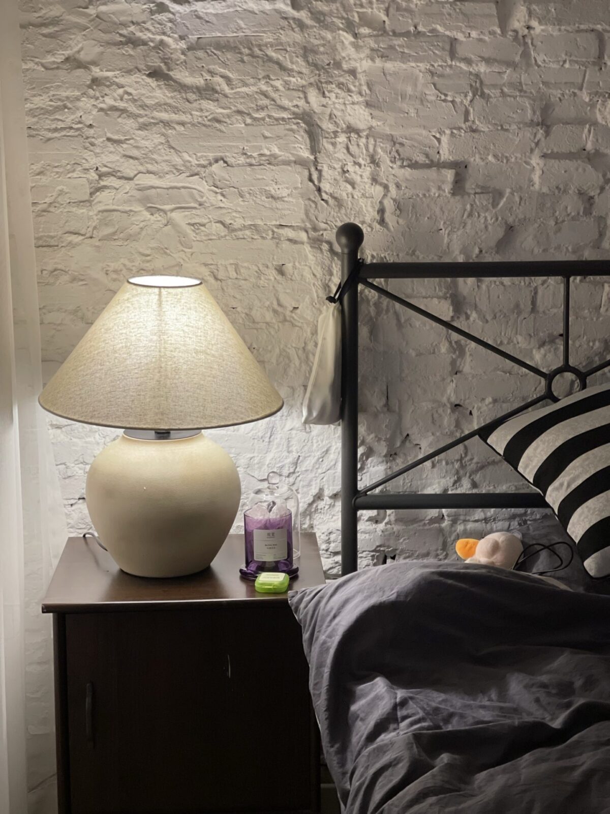 modern-wabi-sabi-handcrafted-ceramic-table-lamp-black-mud-texture-bedside-desk-light
