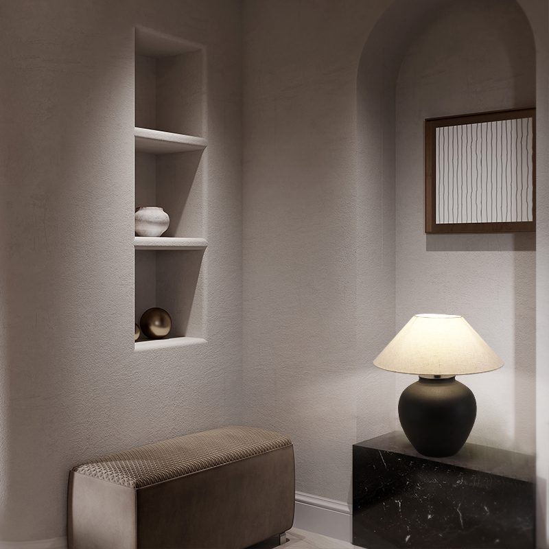 modern-wabi-sabi-handcrafted-ceramic-table-lamp-black-mud-texture-bedside-desk-light