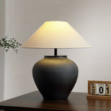 modern-wabi-sabi-handcrafted-ceramic-table-lamp-black-mud-texture-bedside-desk-light