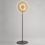 Luxora Acrylic LED Floor Lamp Modern Metal Standing Light for Contemporary Living Room Office