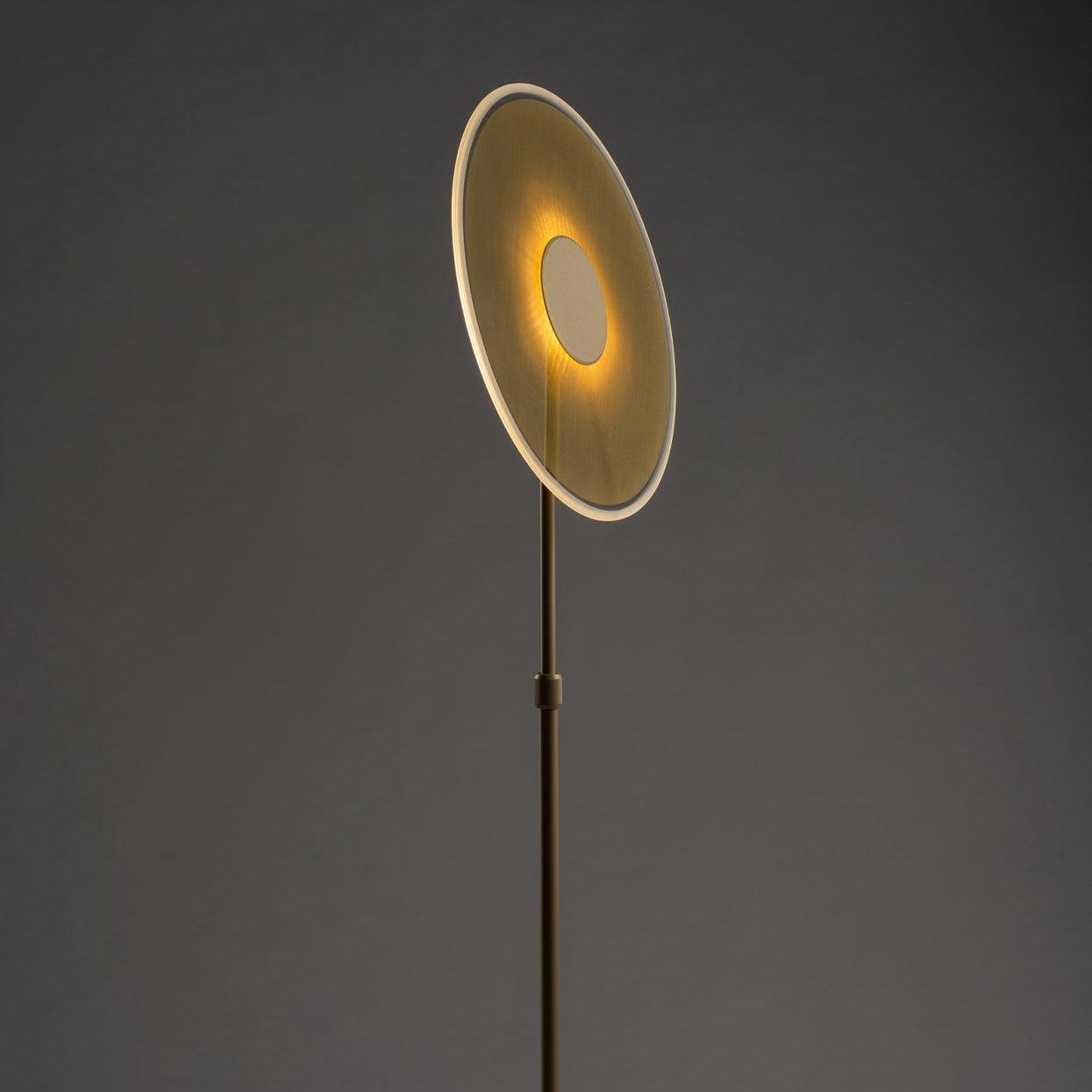 Luxora Acrylic LED Floor Lamp Modern Metal Standing Light for Contemporary Living Room Office
