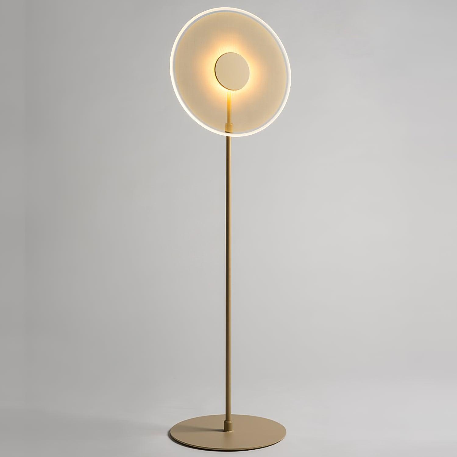 Luxora Acrylic LED Floor Lamp Modern Metal Standing Light for Contemporary Living Room Office