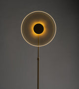 Luxora Acrylic LED Floor Lamp Modern Metal Standing Light for Contemporary Living Room Office