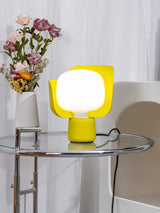 Modern Flower Petal Adjustable Accent Table Lamp for Bedroom and Living Room