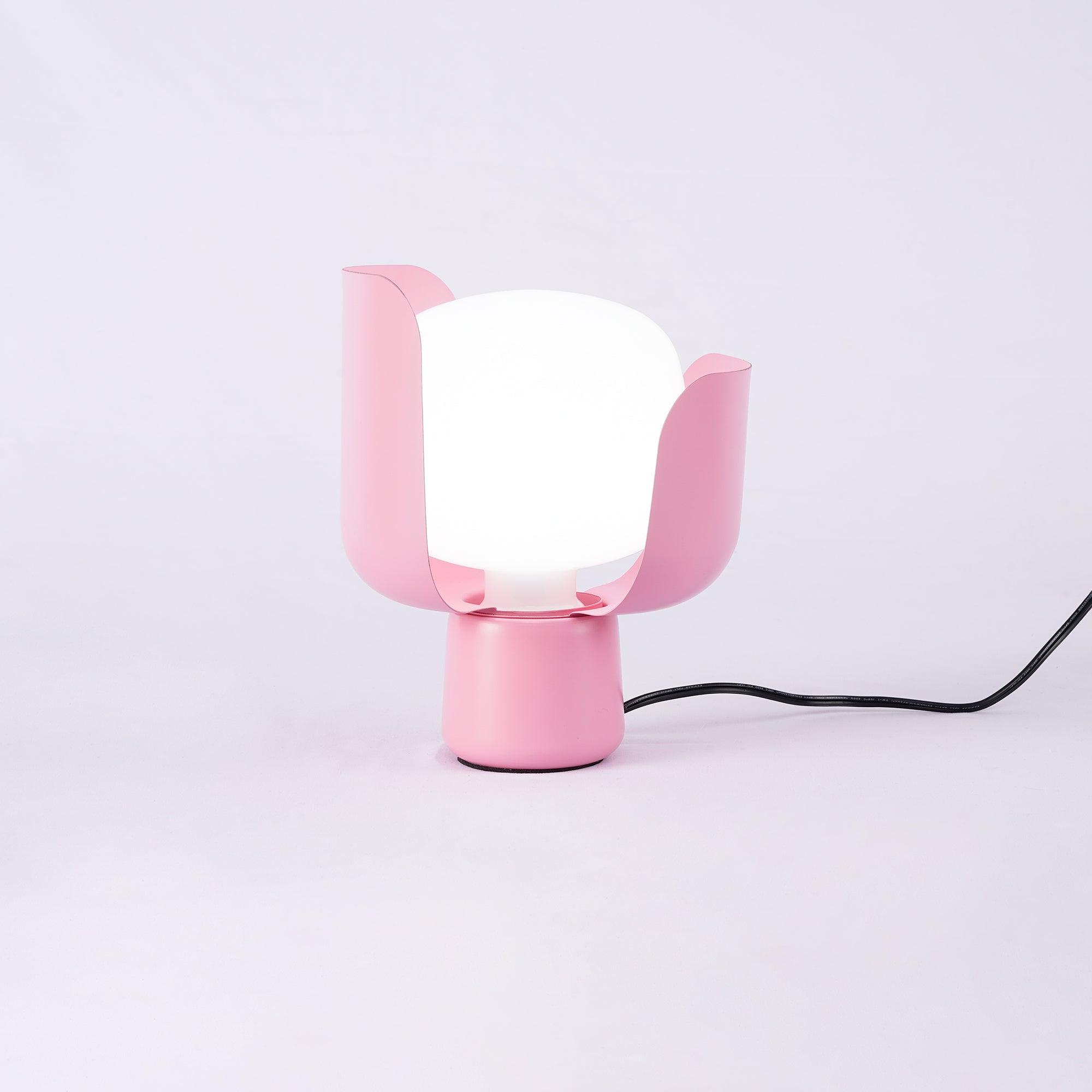 Modern Flower Petal Adjustable Accent Table Lamp for Bedroom and Living Room