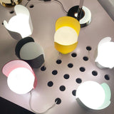 Modern Flower Petal Adjustable Accent Table Lamp for Bedroom and Living Room