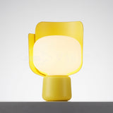 Modern Flower Petal Adjustable Accent Table Lamp for Bedroom and Living Room