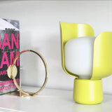 Modern Flower Petal Adjustable Accent Table Lamp for Bedroom and Living Room